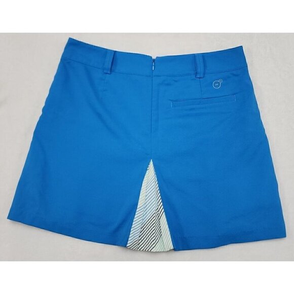 Puma Dry Cell Pleated Woven Golf Skirt Diva Blue Size 6 - Picture 7 of 8